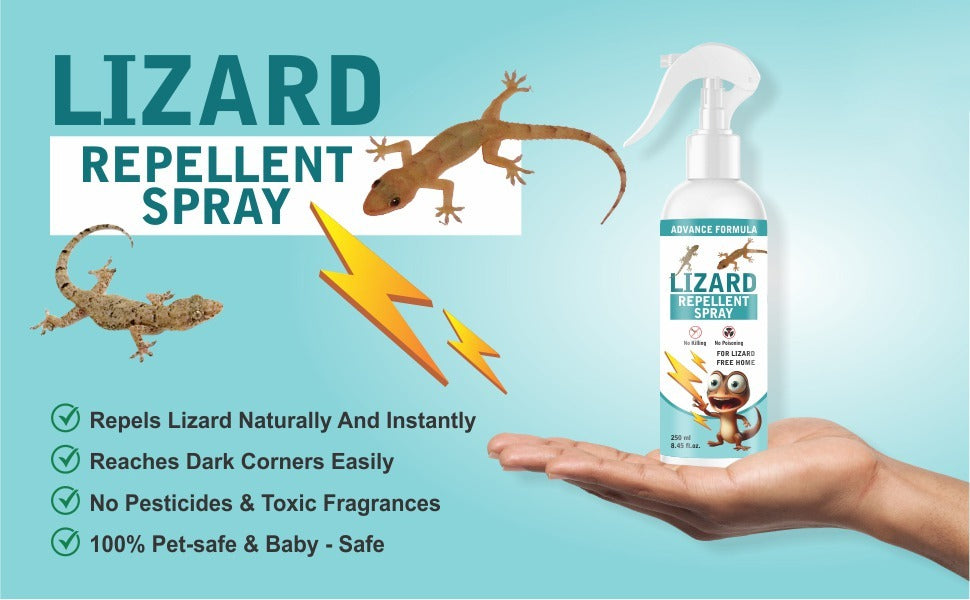 Lizard Repellent for Home Spray Pest Control 250ML (Pack of 2)